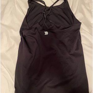 girls all in motion black work out tank